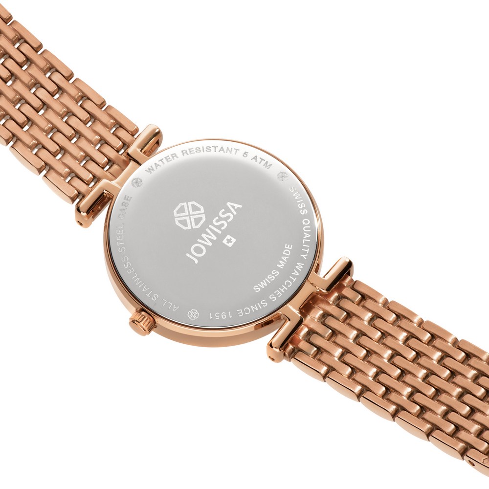 FACET BRILLIANT, Brilliant-Cut, Rose GP Swiss Quartz Watch, 15mm Band - Rose Dial | MSRP: $369.90