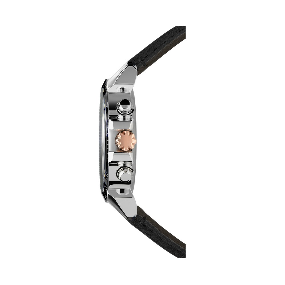 LEWY9, Swiss Quartz Chronopgraph Watch, 22mm Band - Black & Rose Dial | MSRP: $439.90