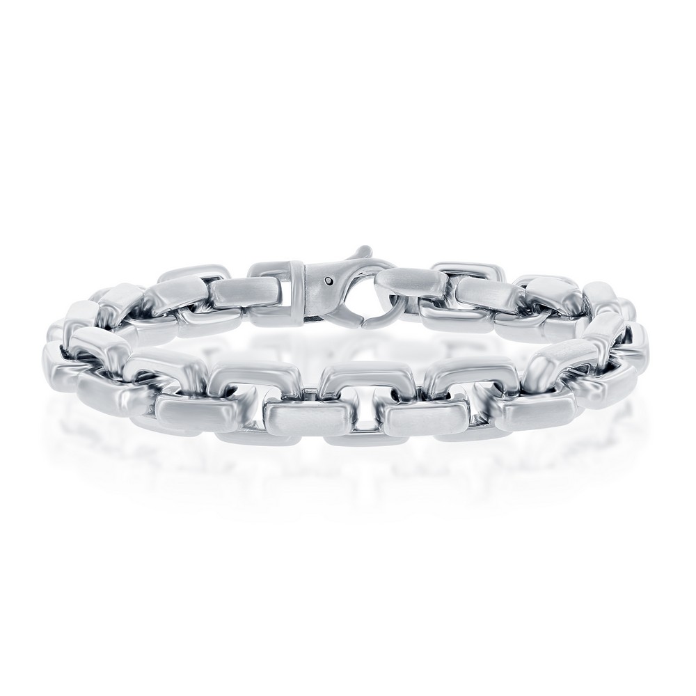 Stainless Steel Anchor Link Bracelet